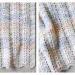 Puff Ripple Baby Blanket Free Crochet Pattern