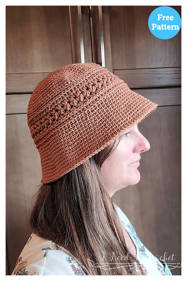 Trailhead Bucket Hat Free Crochet Pattern