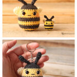 Bee Egg Amigurumi Free Crochet Pattern