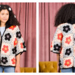 Blooming Grannies Cardigan Free Crochet Pattern