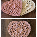 Bobble Granny Heart Free Crochet Pattern