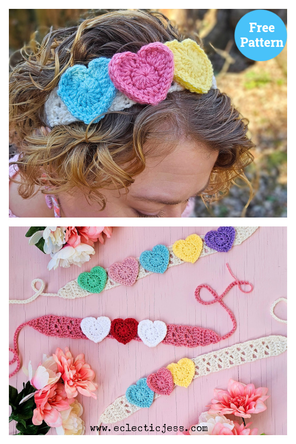 Heartful Headband Free Crochet Pattern