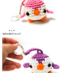 Mini Penguin Amigurumi Keychain Free Crochet Pattern