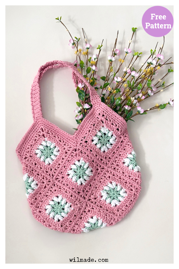 Tulip Summer Bag Free Crochet Pattern