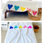 Dream in Color Heart Blanket Free Crochet Pattern