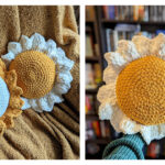 Flower Pillow Free Crochet Pattern