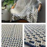 Granny Weave Blanket Free Crochet Pattern and Video Tutorial