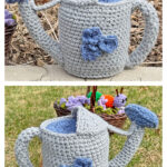 Mini Amigurumi Watering Can Free Crochet Pattern