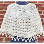 Snowdrift Capelet Free Crochet Pattern
