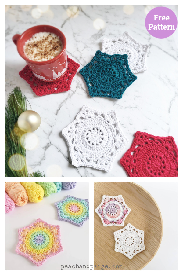 Sundance Coaster Free Crochet Pattern