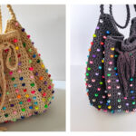 Beaded Bucket Bag Free Crochet Pattern