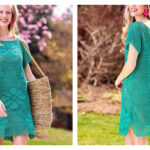Filet Flowers Dress Free Crochet Pattern