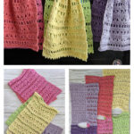 Knotted Tea Towel Free Crochet Pattern