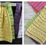 Knotted Tea Towel Free Crochet Pattern