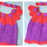 Little Baby Top Dress Free Crochet Pattern and Video Tutorial