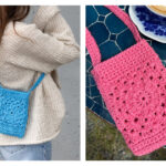 Sunny Crossover Bag Free Crochet Pattern