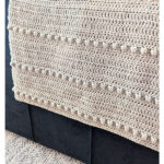 Easy Bobble Blanket Free Crochet Pattern