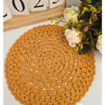 Granny Circle Table Mat Free Crochet Pattern