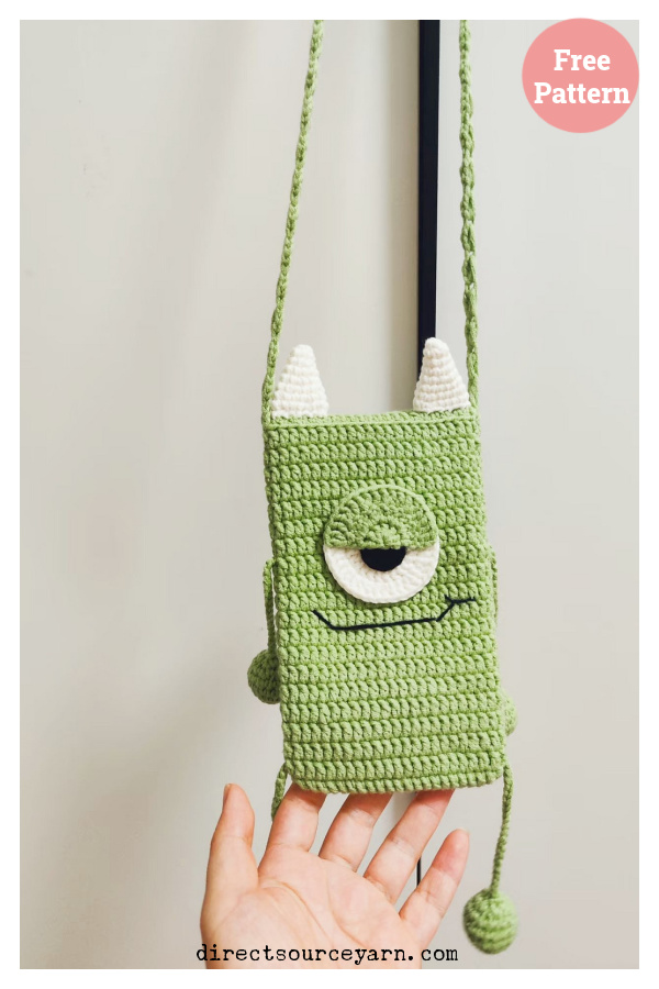 Monster Bag Free Crochet Pattern