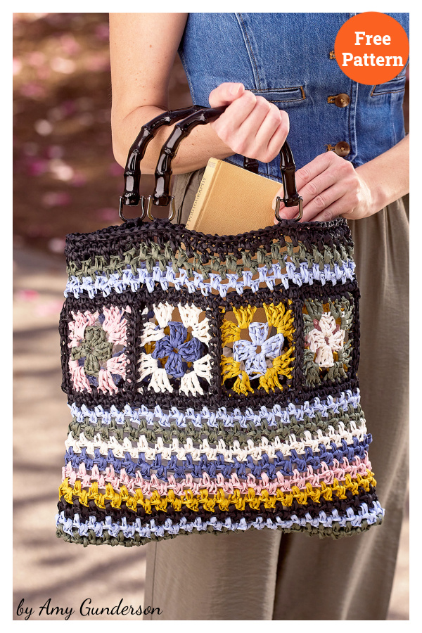 Sunday Tote Free Crochet Pattern