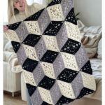 Tulip Cube Throw Free Crochet Pattern