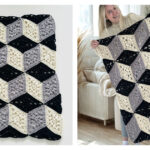 Tulip Cube Throw Free Crochet Pattern