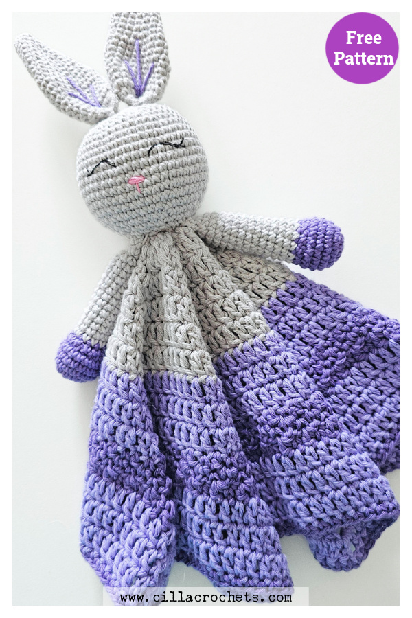 Bella the Bunny Lovey Free Crochet Pattern