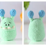 Friendly Monster Amigurumi Gregory Free Crochet Pattern