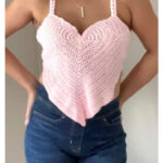 Heart Shaped Tank Top Free Crochet Pattern and Video Tutorial