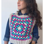 Pixel Vest Free Crochet Pattern