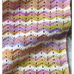 Simple Ripple Baby Blanket Free Crochet Pattern