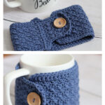 Suzette Mug Cozy Free Crochet Pattern and Video Tutorial