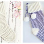 Berry Beautiful Stocking Free Crochet Pattern