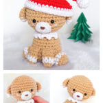 Gingerbread Puppy Amigurumi Free Crochet Pattern