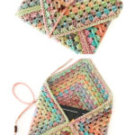 Granny Square Book Sleeve Free Crochet Pattern