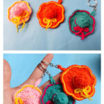 Mini Hat Keychains Free Crochet Pattern
