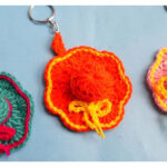 Mini Hat Keychains Free Crochet Pattern