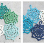 Star Flower Snowflake Free Crochet Pattern