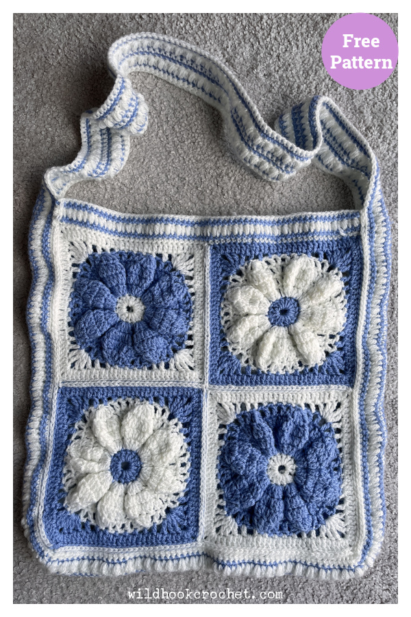 Wild Petal Bag Free Crochet Pattern