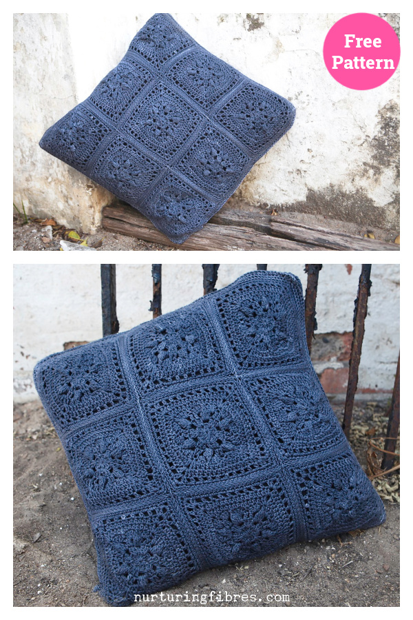Arabesque Cushion Free Crochet Pattern